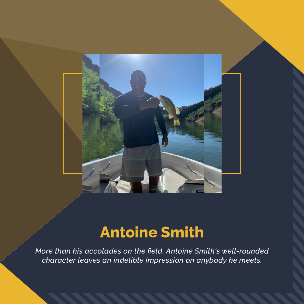 Headshots of Antoine Smith Temple